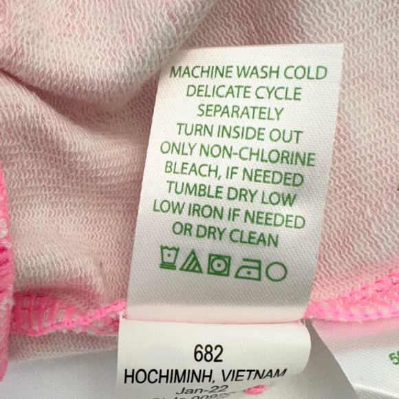 Lilly Pulitzer Jorgie Romper Short-Sleeve Pink Shandy Invest A Gator Floral | XS - Picture 10 of 12